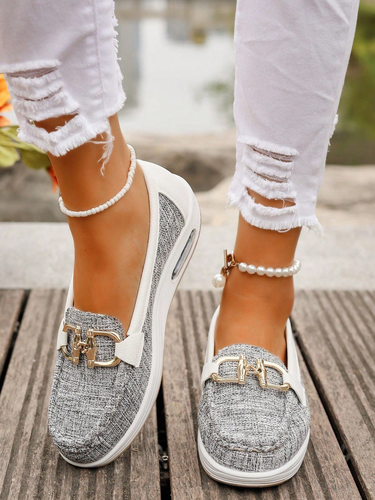 Daniela - Mocassins plateforme à boucle