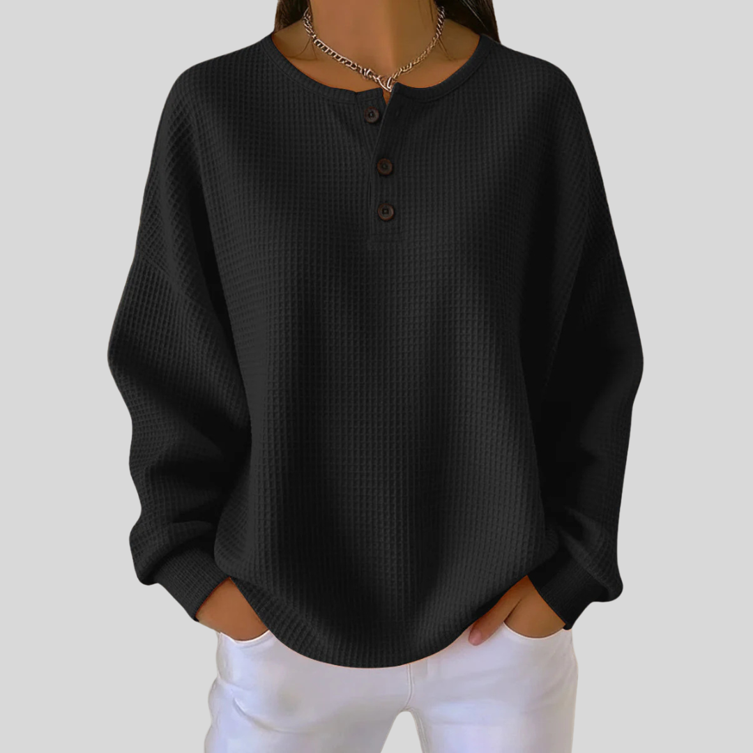 Nessa™ | Sweat henley décontracté