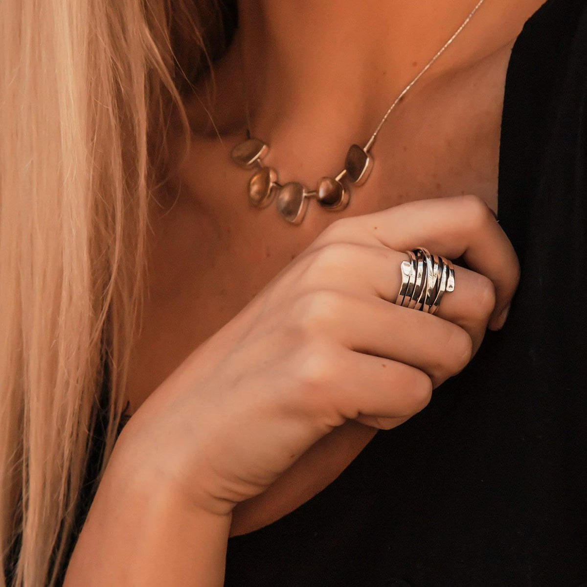 Thérèse - Bague en Argent Vintage Élégante