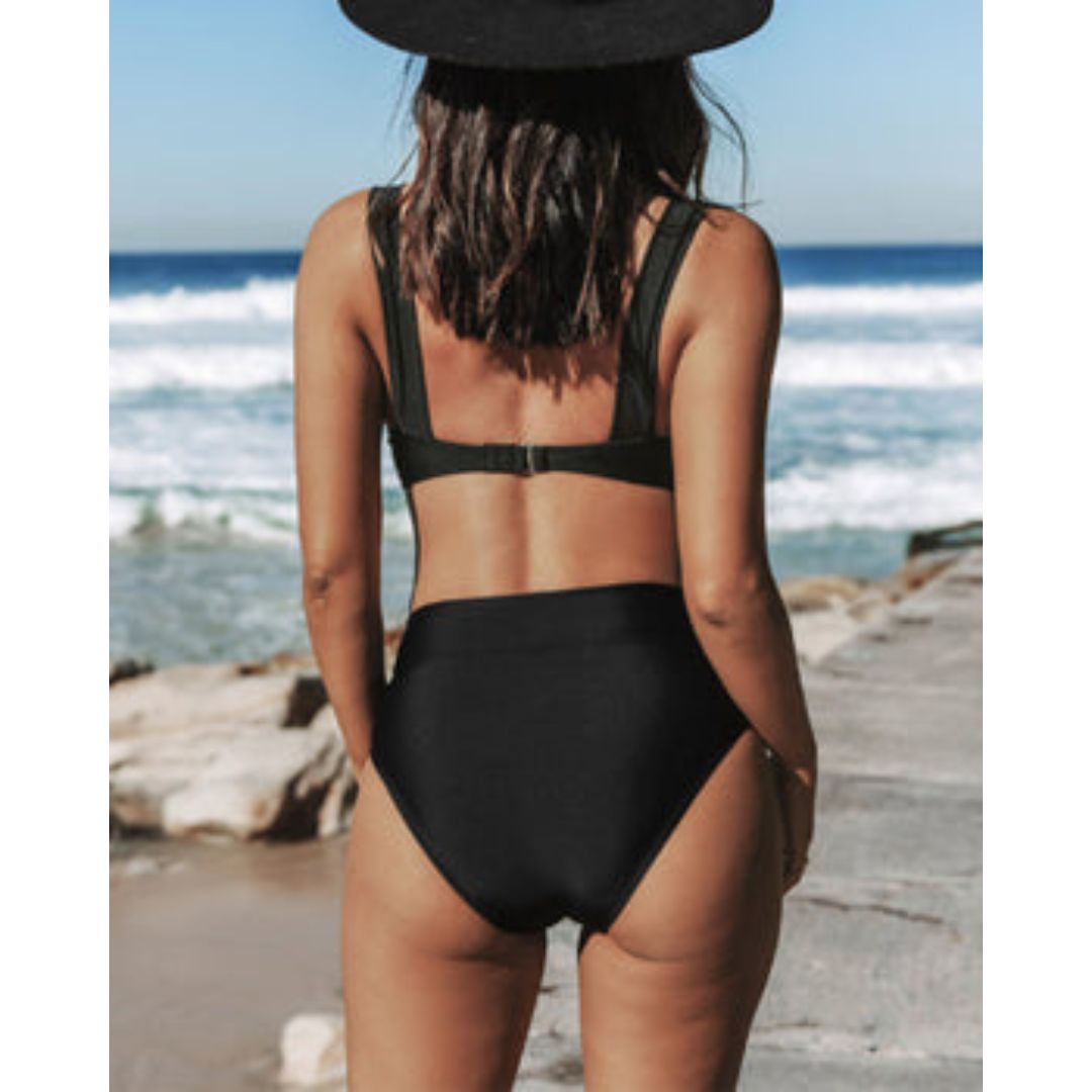Hilde - Maillot de bain une pièce taille haute