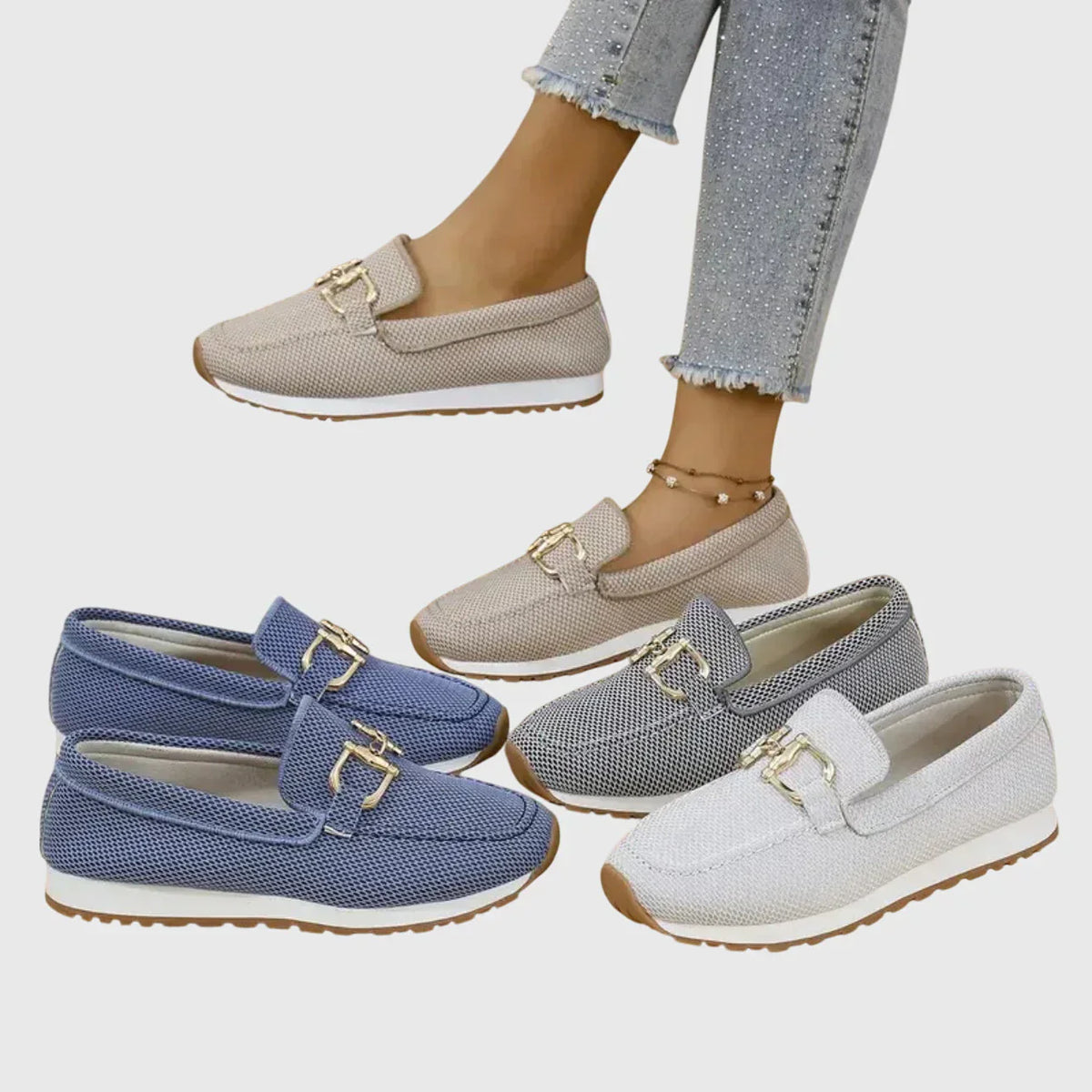 Chiara | Baskets façon mocassins.