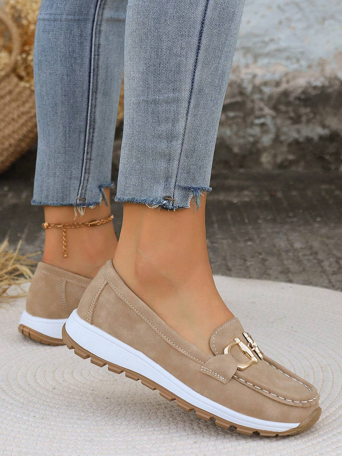 Daniela - Mocassins plateforme à boucle