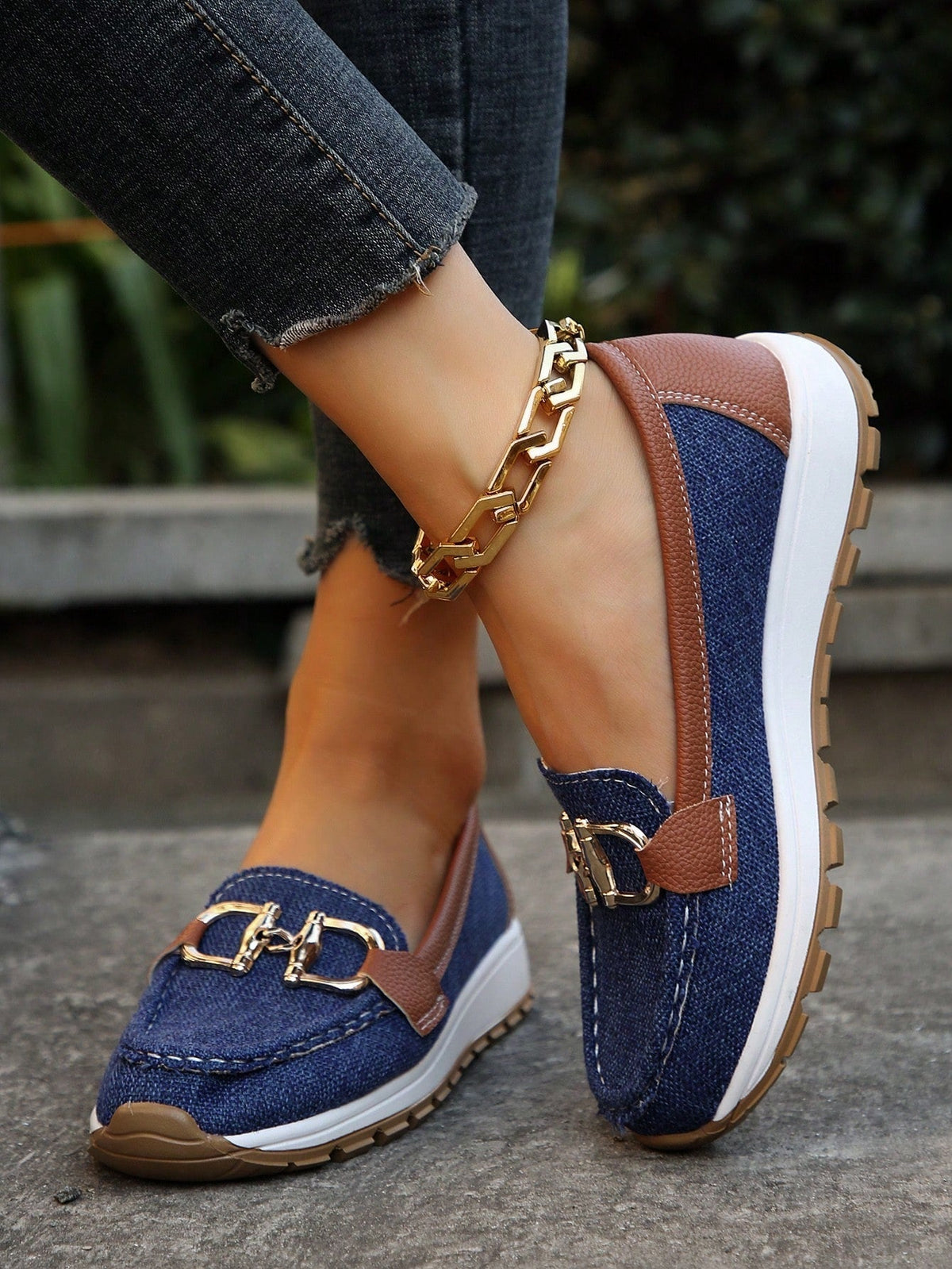 Daniela - Mocassins plateforme à boucle