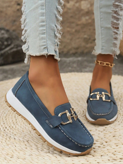 Daniela - Mocassins plateforme à boucle