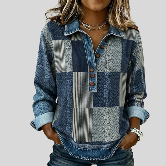 Meridell™ | Pull à imprimé color block
