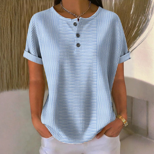 Blouse rayée décontractée