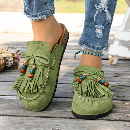 Maya | Mocassins bohèmes en daim