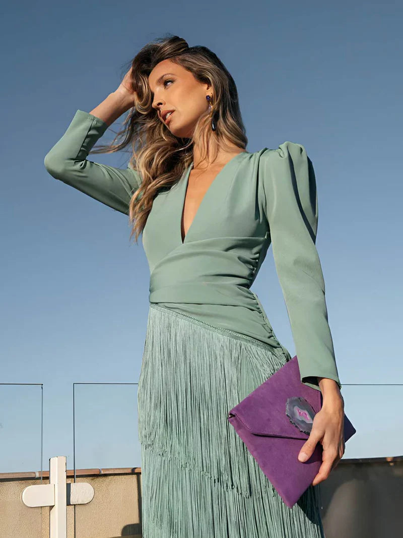 Laura | Robe à Franges