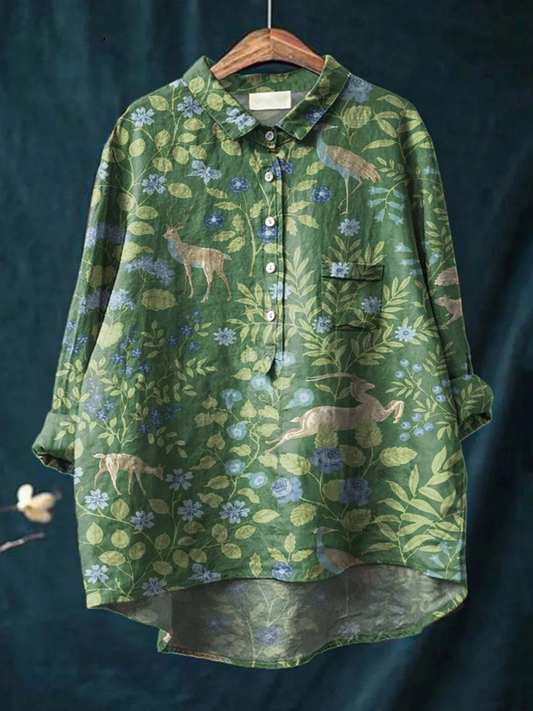 Géorgie - T-shirt léger à motif floral