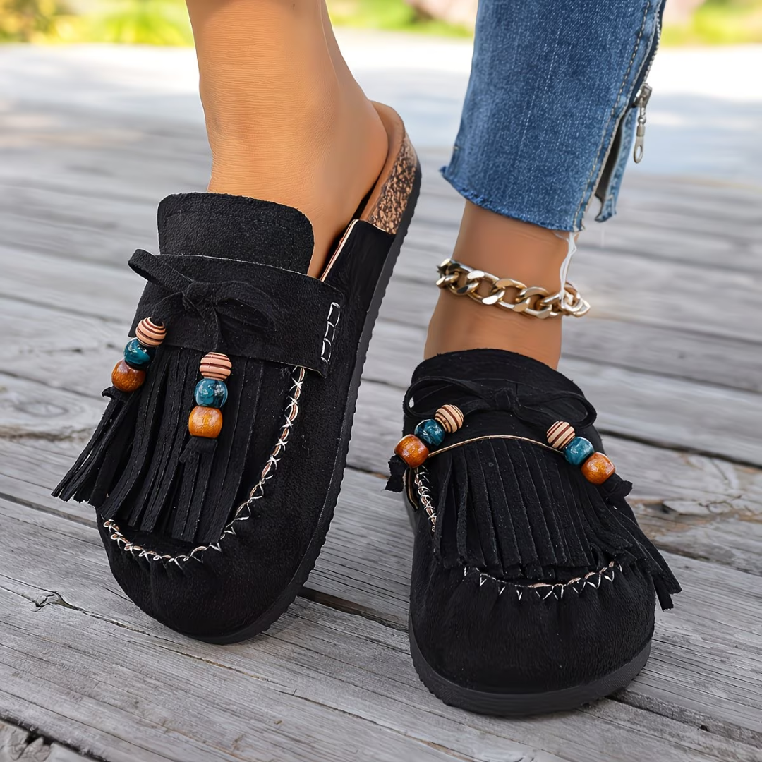 Maya | Mocassins bohèmes en daim
