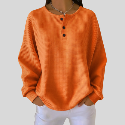 Nessa™ | Sweat henley décontracté