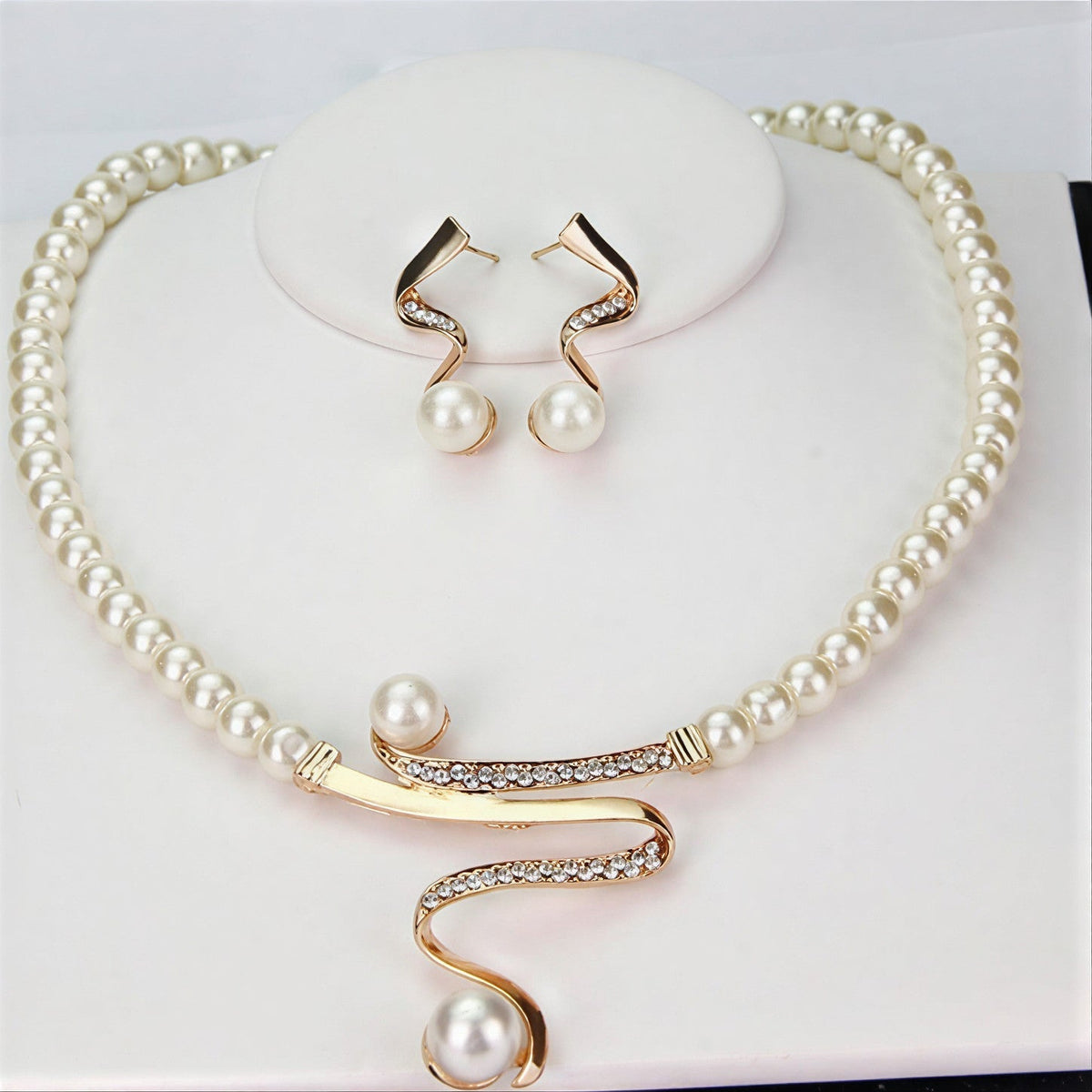 Ensemble de Bijoux Élégant en Perles