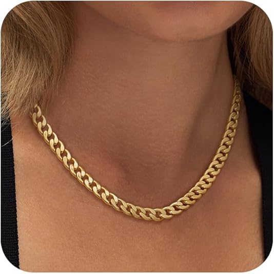 Éléonore - Collier Chunky à Maillons Cubains