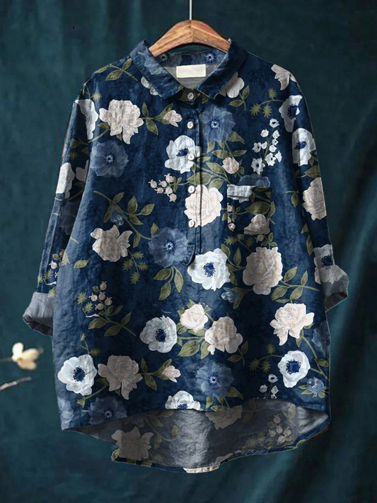 Lauren - Chemise florale aérienne