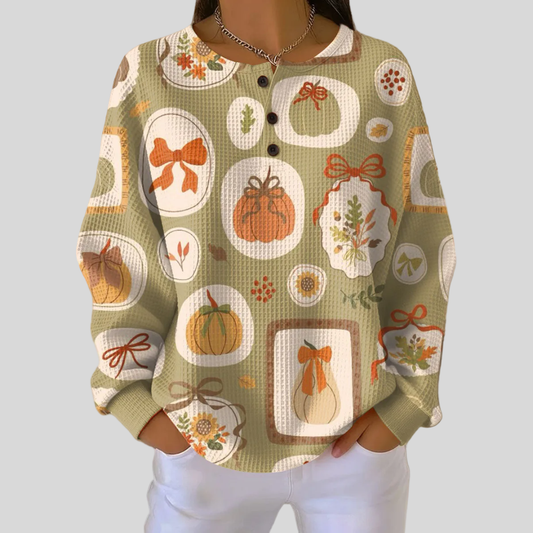 Tawnie™ | Pull à nœuds et citrouilles