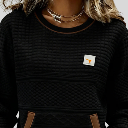 Noelle™ | Sweat col rond color block