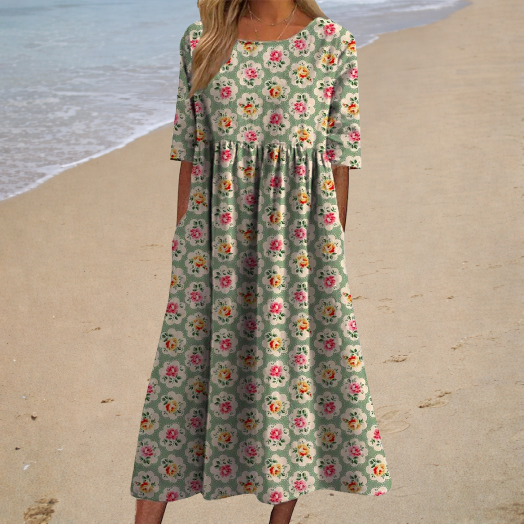 Aurélie | Robe midi romantique