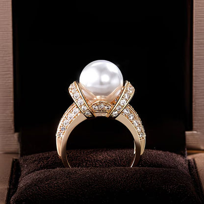 Bague Perle de la Couronne