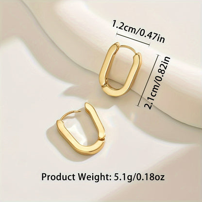 Salomé - Boucles d'Oreilles Géométriques Élégantes