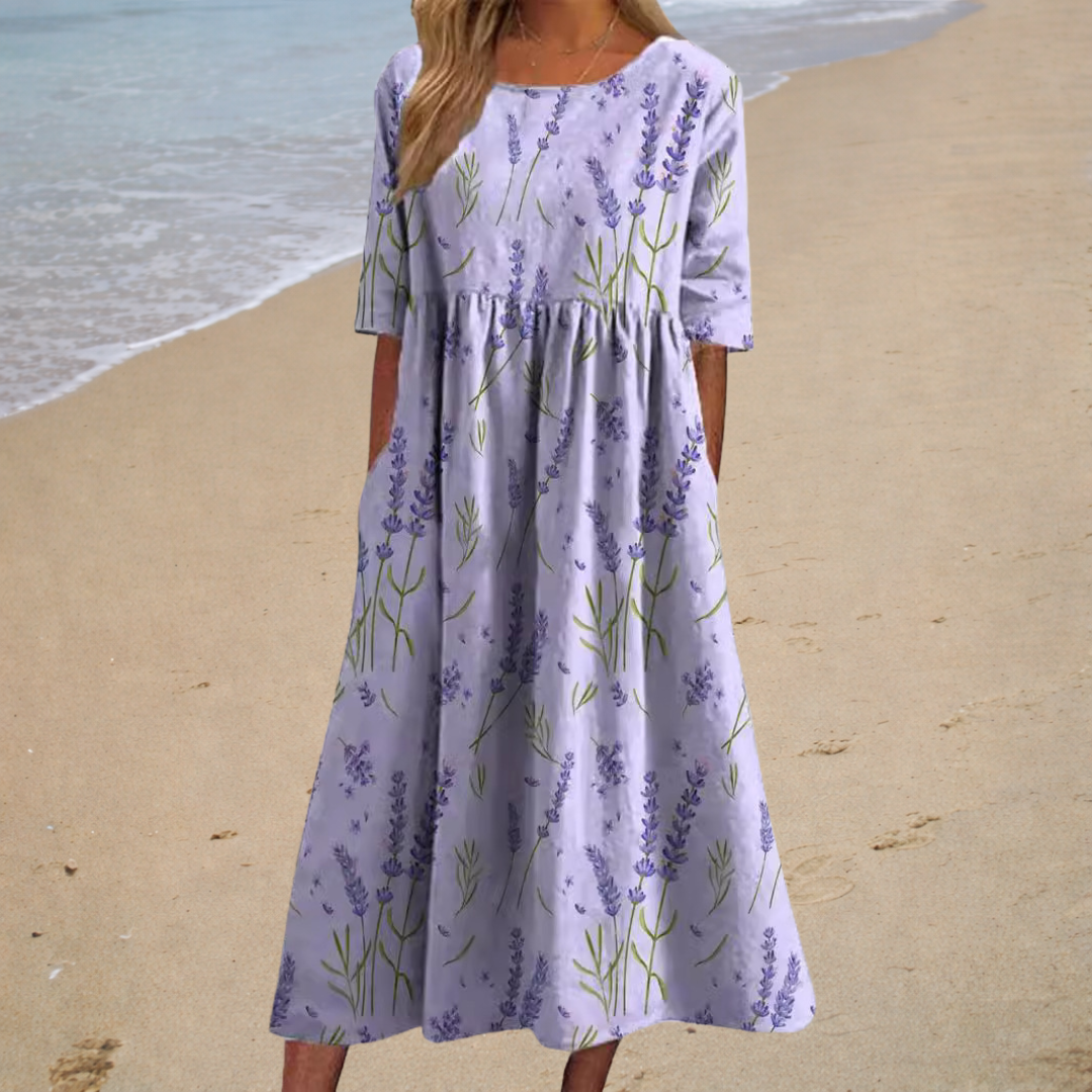 Aurélie | Robe midi romantique