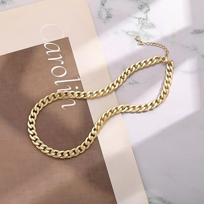Éléonore - Collier Chunky à Maillons Cubains
