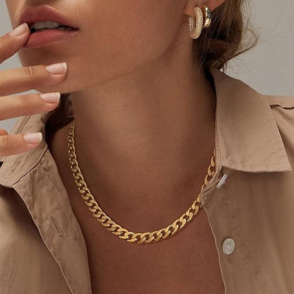 Éléonore - Collier Chunky à Maillons Cubains