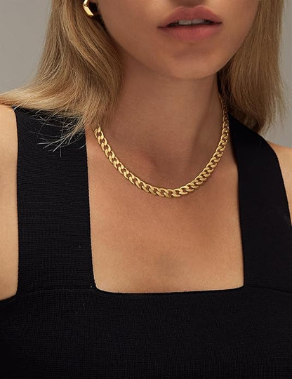 Éléonore - Collier Chunky à Maillons Cubains