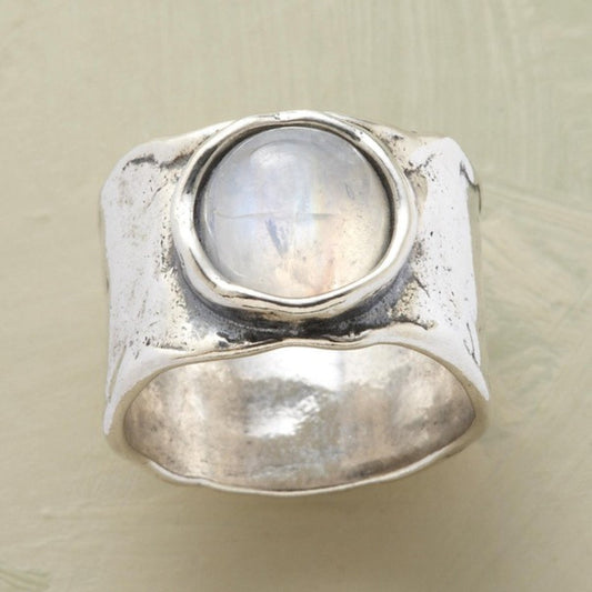 Reyes - Bague Boho en Pierre de Lune