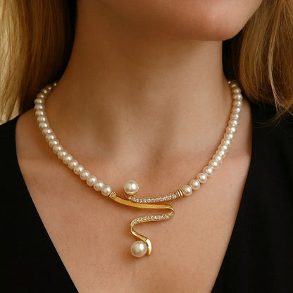 Ensemble de Bijoux Élégant en Perles