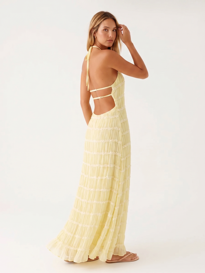Angela | Robe Longue Estivale