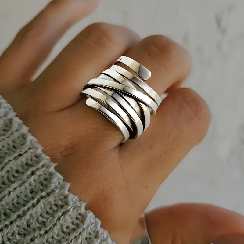 Thérèse - Bague en Argent Vintage Élégante