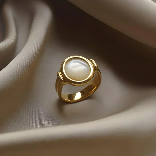 Bague Statement Tout en Perles