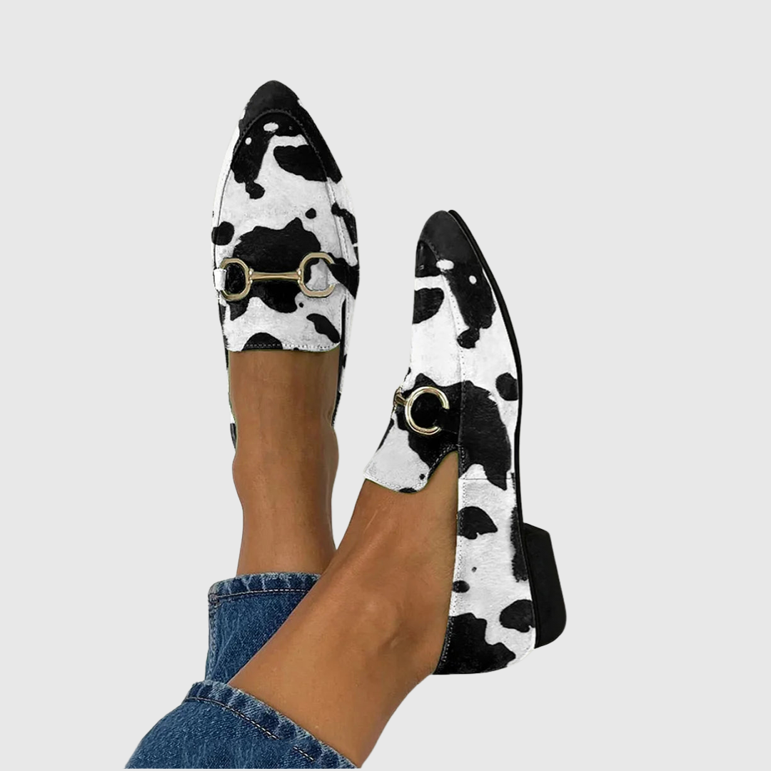 Anna - Mocassins imprimés à détail boucle