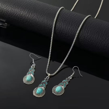 Priscilla™ - Parure Vintage in Turchese