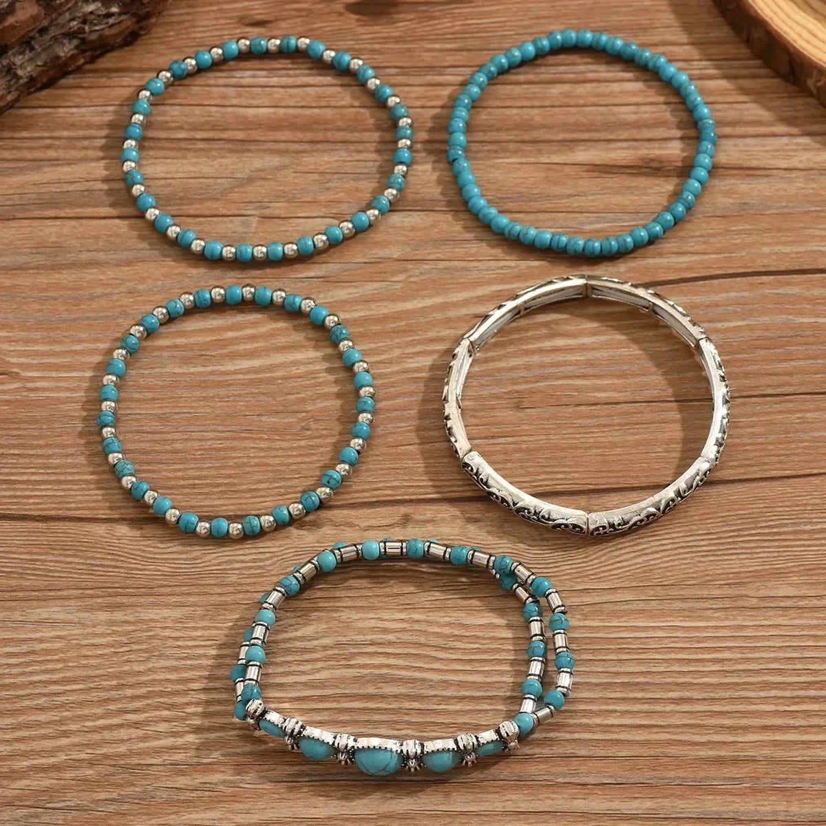 Mirella™ - Collection de Bracelets Boho avec Perles Turquoise