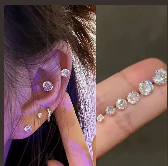 Casilda - Clips d'Oreille Chic en Or Blanc