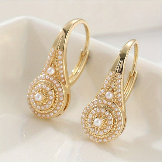 Boucles d'Oreilles Élégantes en Perles