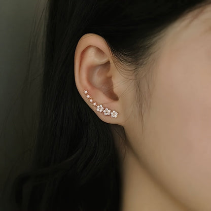 Gloria - Boucles d'Oreilles Florales Intemporelles