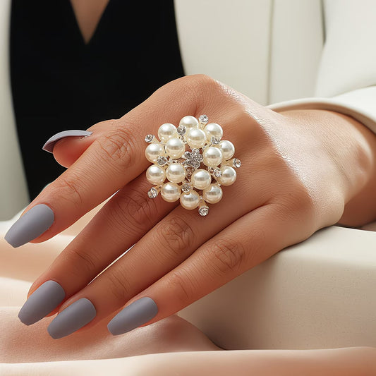 Bague Ajustable en Perles