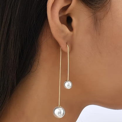 Boucles d'Oreilles Statement Perle Radiante