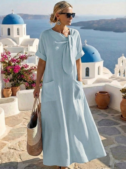 Robe Élégante Fleur™ avec Poches