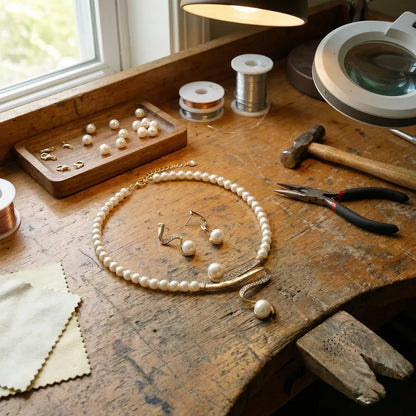 Ensemble de Bijoux Élégant en Perles