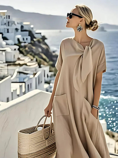 Robe Élégante Fleur™ avec Poches